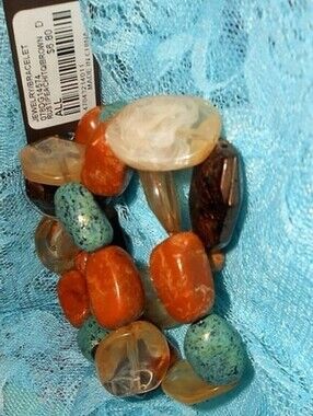 3 Bundled Autumn Brown Colors Bracelets Set NWT (Copied listing)